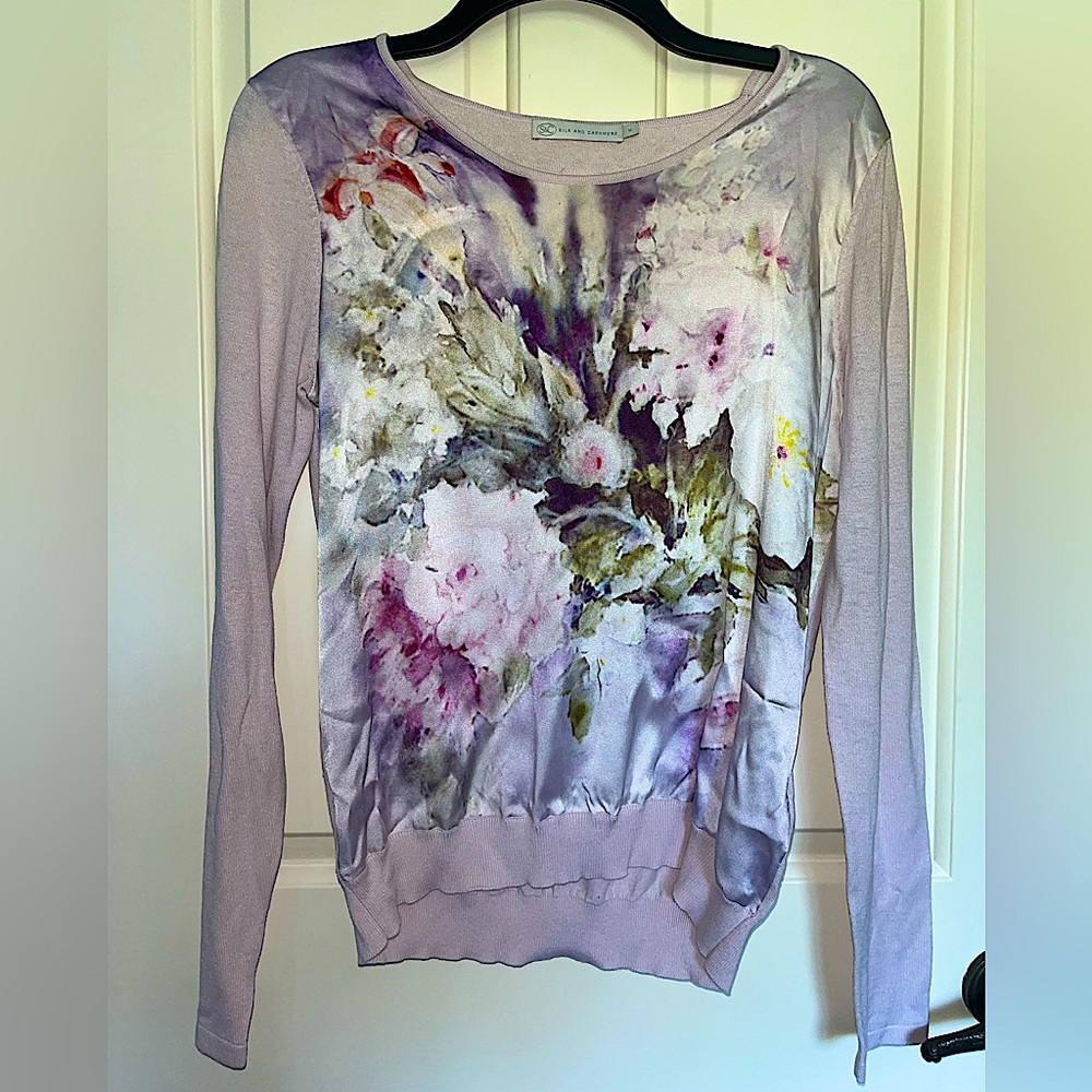Floral blouse (Silk and Cashmere)